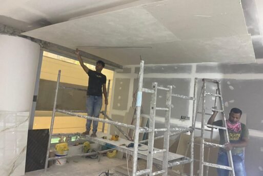 Painting Gypsum Ceiling Work (12)