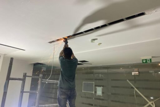 Painting Gypsum Ceiling Work (7)